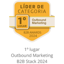 1º lugar Outbound Marketing B2B Stack 2024