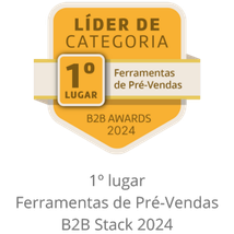 1º lugar Ferramentas de Pré-Vendas B2B Stack 2024